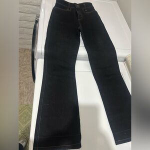 Swedish Hasbeens Black Flare Jeans